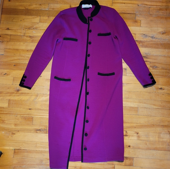 Adrienne Vittadini Jackets & Blazers - Vintage whool Adrienne Vittadini Fuchsia jacket / dress Small